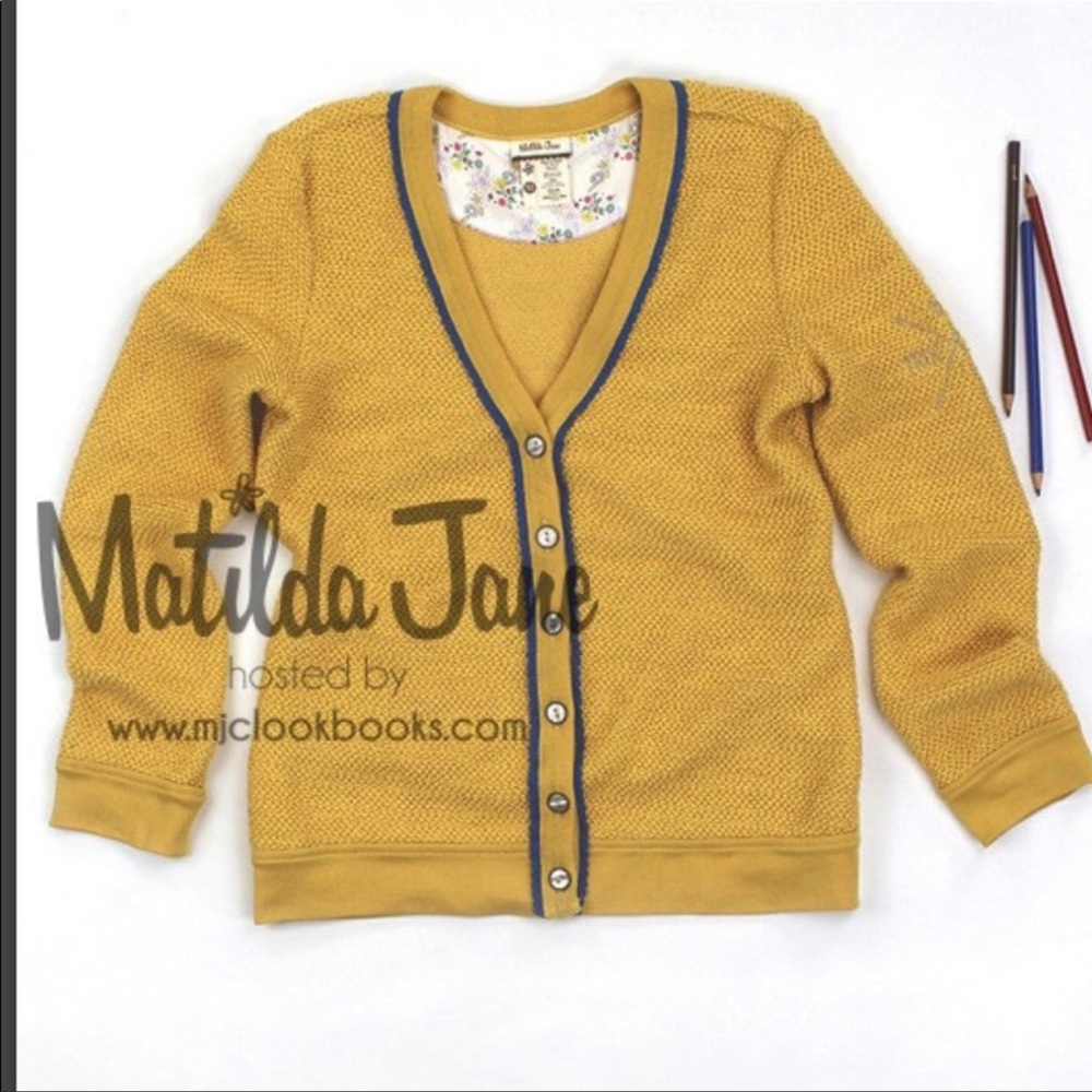 Matilda Jane 435 yellow Honey Pot cardigan